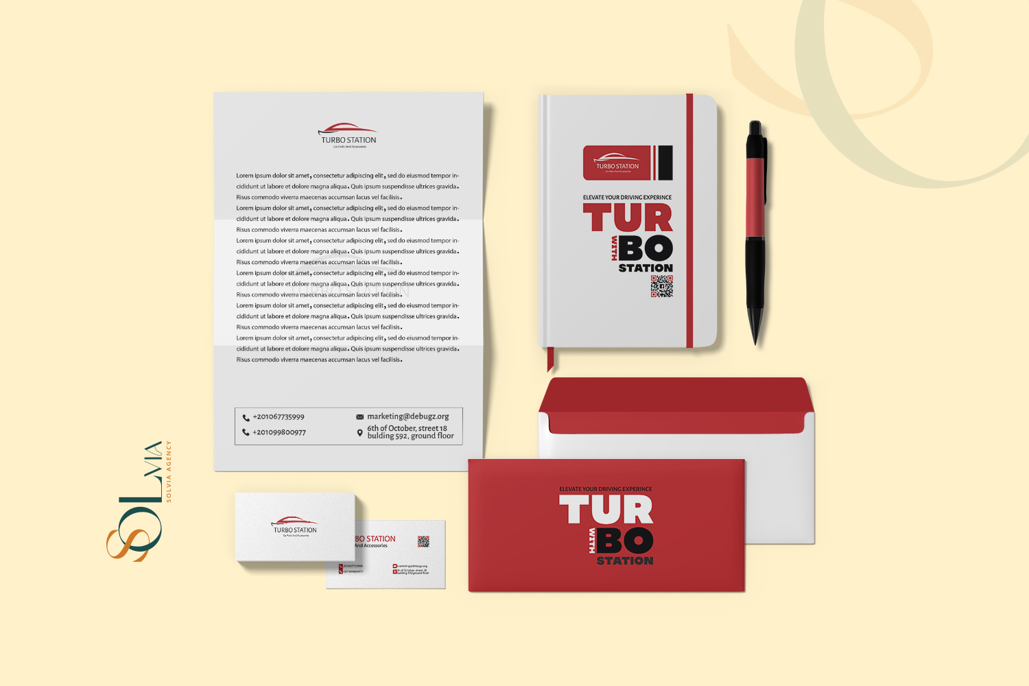 Turbo Station Automotive Branding